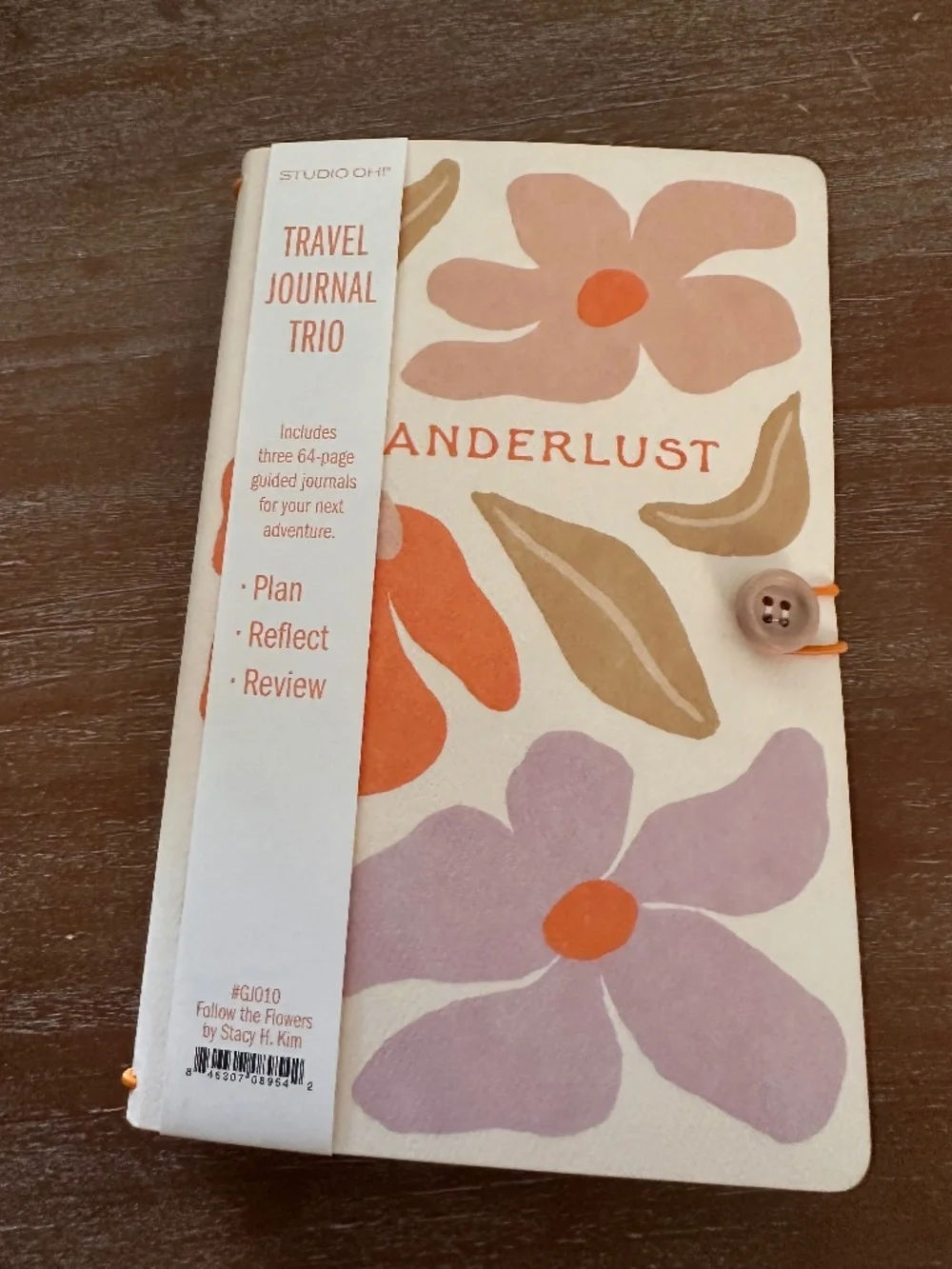 STUDIO Oh! Travel Journal Trio Follow the Flowers - 4.7” X 7.25” - Brand New